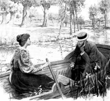 A Question of Conscience: "I wish I had not been so horrid to you at first," she said....", 1898. Creator: Unknown