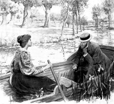 A Question of Conscience: "I wish I had not been so horrid to you at first," she said....", 1898. Creator: Unknown