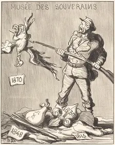 À qui le tour?, 1870. Creator: Honore Daumier