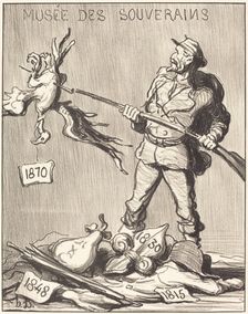 À qui le tour?, 1870. Creator: Honore Daumier