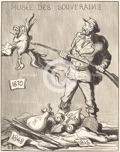 À qui le tour?, 1870. Creator: Honore Daumier.