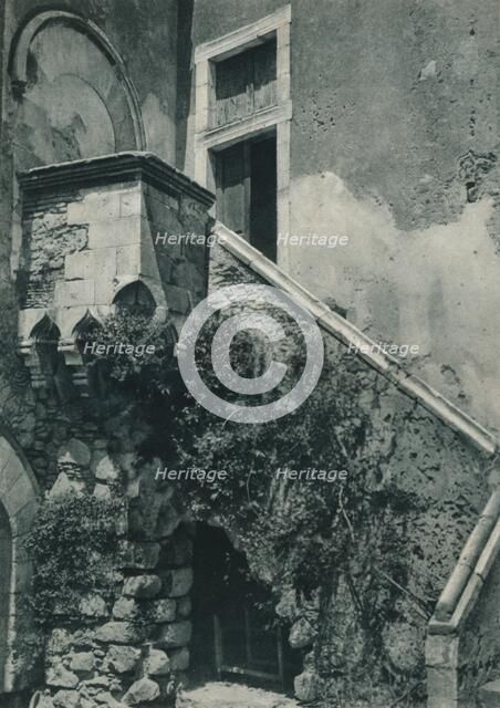 A quiet corner of Taormina, Sicily, Italy, 1927. Artist: Eugen Poppel.