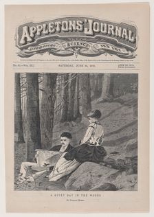 A Quiet Day in the Country (Appleton's Journal, Vol. III), June 6, 1870. Creator: Unknown