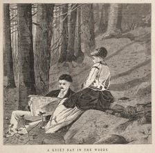 A Quiet Day in the Woods, 1870. Creator: Winslow Homer (American, 1836-1910)