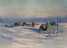 A Quiet Evening on the Barrier c1908, (1909). Artist: George Marston