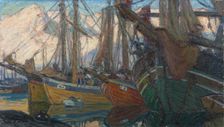 A Quiet Evening. Study from North Norway, c1900s. Creator: Anna Katarina Boberg