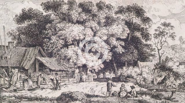 A Quiet Homestead, c1750-1800. Creator: Paul Sandby.
