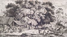 A Quiet Homestead, c1750-1800. Creator: Paul Sandby
