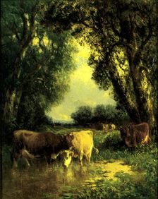 A Quiet Nook, 1885. Creator: William Hart