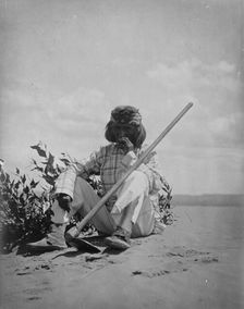 A quiet smoke-Hopi, c1907. Creator: Edward Sheriff Curtis