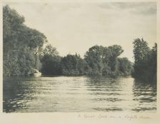 A quiet spot on a Norfolk river. From the album: Photograph album - England, 1920s. Creator: Harry Moult
