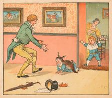 ...a Rabbit-skin To wrap the Baby Bunting in c1880. Creator: Randolph Caldecott