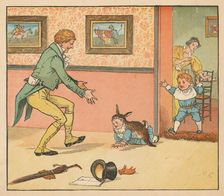 ...a Rabbit-skin To wrap the Baby Bunting in c1880. Creator: Randolph Caldecott