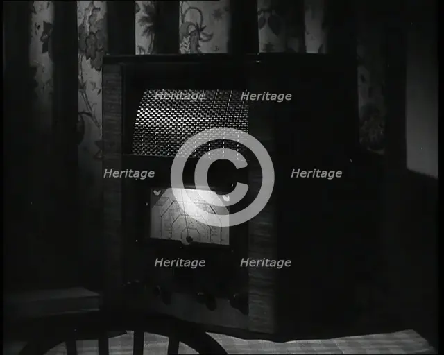 A Radio Set, 1936. Creator: British Pathe Ltd.