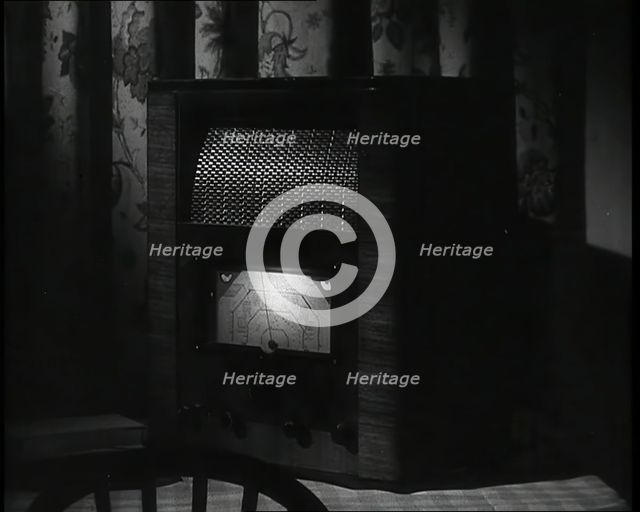A Radio Set, 1936. Creator: British Pathe Ltd.