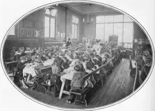 A Ragged School Union dinner, Camberwell, London, c1901 (1901)