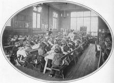 A Ragged School Union dinner, Camberwell, London, c1901 (1901)