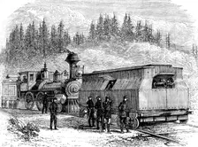 A railroad battery, American Civil War, 1861-1865 (c1880)