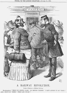 A Railway Revolution 1874. Creator: Joseph Swain