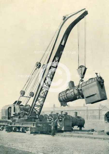 'A Railway Travelling Crane', 1922. Creator: Unknown.