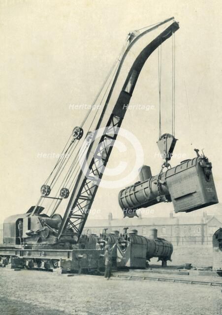 'A Railway Travelling Crane', 1922. Creator: Unknown.