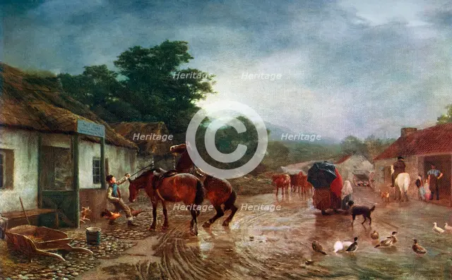 'A Rainy Day', 1870, (1912).Artist: Peter Graham