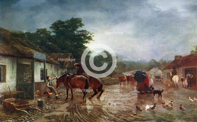 'A Rainy Day', 1870, (1912).Artist: Peter Graham