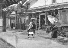'A Rainy Day in Japan 1891. Creators: Unknown, Charles Edwin Fripp