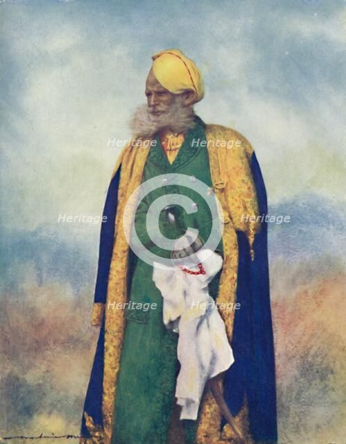 'A Rajput of Rajgarh', 1903. Artist: Mortimer L Menpes.