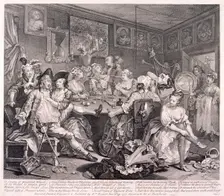 A Rake's Progress 1735, plate III of VIII. Artist: William Hogarth