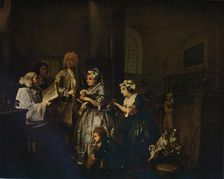 A Rake's Progress - 5: He Marries 1733 (1934). Artist: William Hogarth