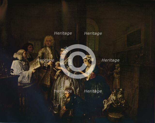 'A Rake's Progress - 5: He Marries', 1733 (1934). Artist: William Hogarth.