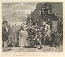 A Rake's Progress, Plate 4, June 25, 1735. Creator: William Hogarth