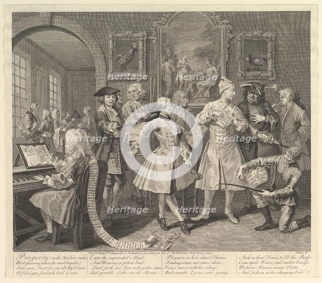 A Rake's Progress, Plate 2, June 25, 1735. Creator: William Hogarth.