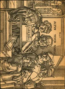A rare woodcut by Anton Von Worms (Anton Woensam) 1899. Creator: Anton Woensam