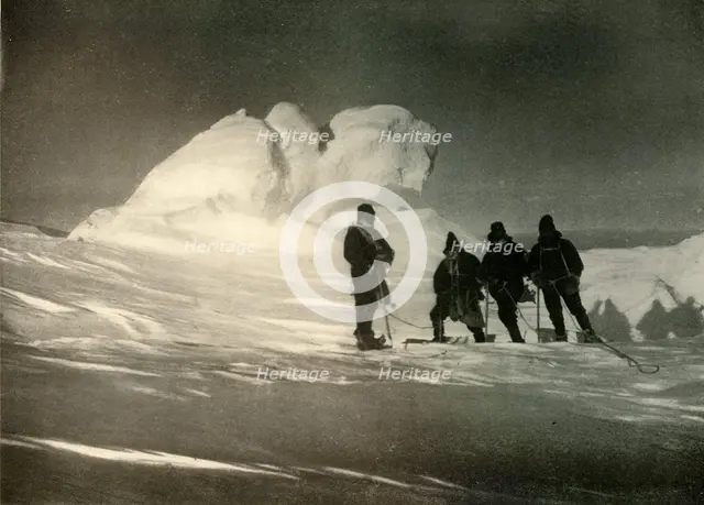 'A Remarkable Fumarole in the Old Crater, in the Form of a Couchant Lion', c1908, (1909).  Artist: Unknown.
