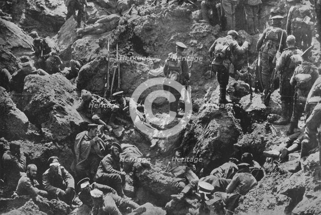 'A remarkable war photograph, mined and captured by the British', 1915. Artist: Unknown.