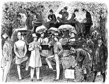 A Reminiscence of Lord's Cricket Ground (Eton vs Harrow) 1878 (1891). Artist: George du Maurier