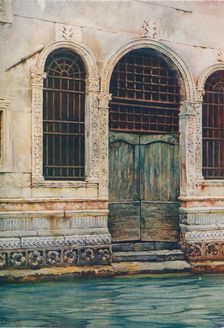 A Renaissance Doorway, Venice c1903. Artist: Reginald Barratt