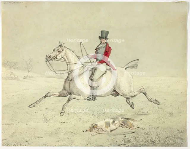 A Real Miltonian, 1827. Creator: Henry Thomas Alken.