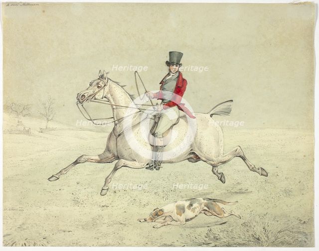 A Real Miltonian, 1827. Creator: Henry Thomas Alken.