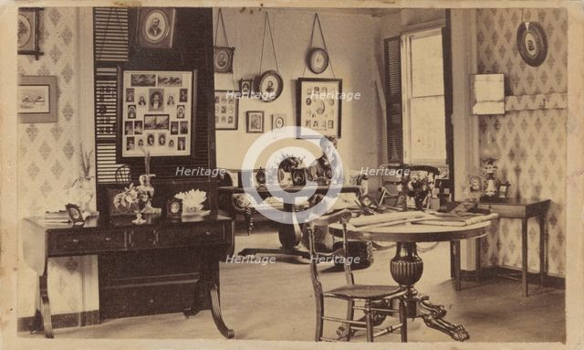 A reception room at Antigua, 1890 (Inferred). Creator: A Sylvester Taylor Jr.