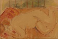 A reclining nude, 1931. Creator: Cyprian Majernik
