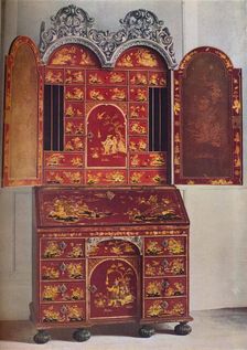 A Red Lacquer Cabinet c1685, (1936)