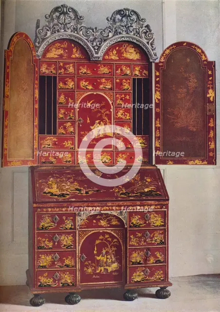 'A Red Lacquer Cabinet', c1685, (1936). Artist: Unknown.