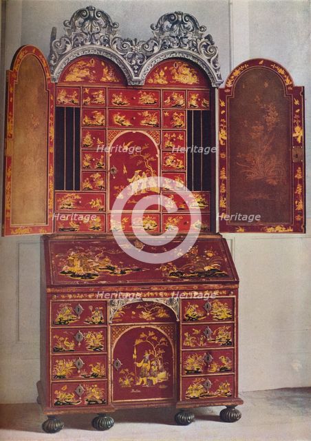 'A Red Lacquer Cabinet', c1685, (1936). Artist: Unknown.