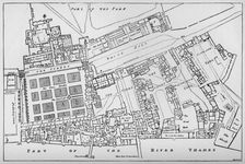 A Reduced Copy of Fisher's Ground Plan of the Royal Palace of Whitehall, Taken in the Reign of Char Artist: William Patten