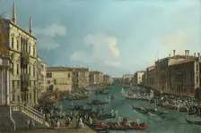 A Regatta on the Grand Canal, c. 1740. Artist: Canaletto (1697-1768)