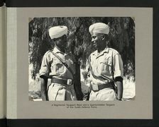 A Regiment Sergeant Major and a Quartermaster Sergeant of the Sudan Defence Force, 1964. Creators: Colonial Office, Unknown