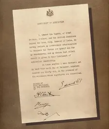 A Reign Ended 1936 (1937)